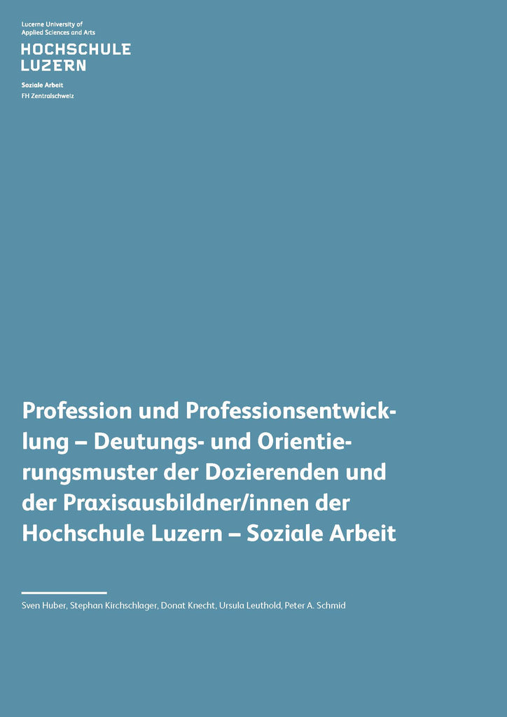 Profession und Professionsentwicklung